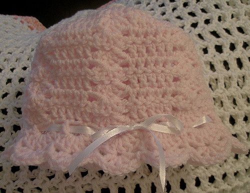 Summer Shells Baby Hat