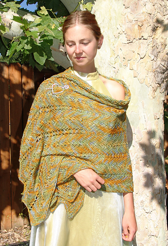 Herringbone Lace Shawl