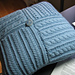 Four Square Cabled Pillow pattern 