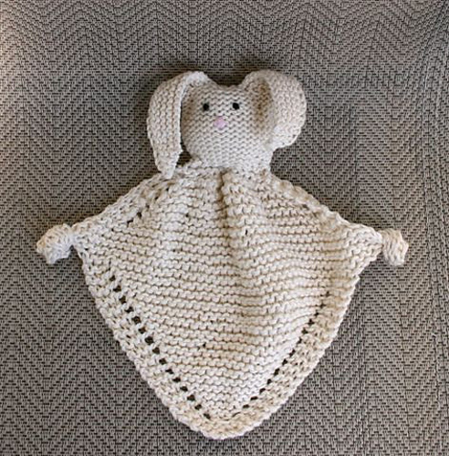 Bunny Blanket Buddy (Knit) #50722 photo 3