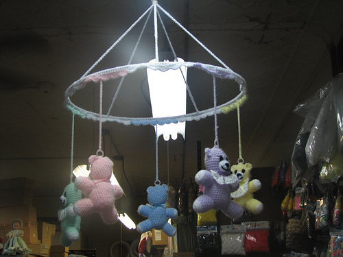 Tiny Teddies Mobile