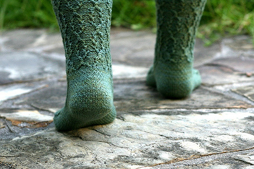 Oak Leaf Socks