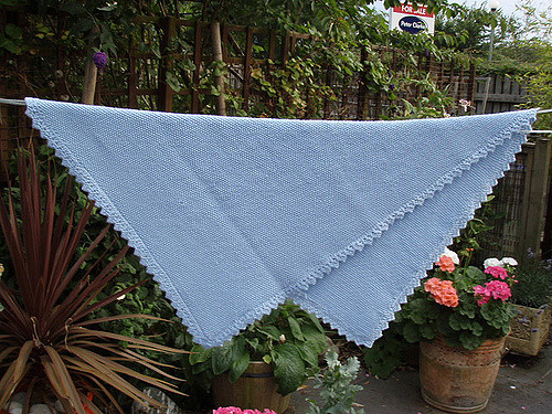 Lace Edged Shawl