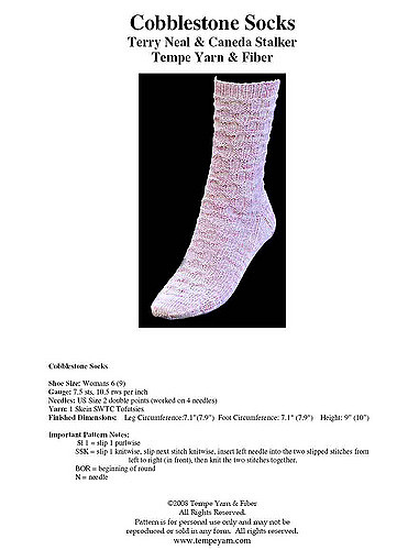 Cobblestone Socks