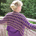 89-26 Wide Crochet Scarf photo 3