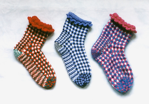 Gingham Socks 316