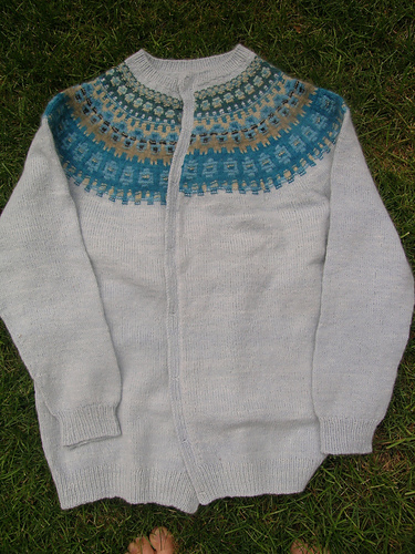 Ravelry: The Blue Shimmer Yoke Cardigan POC pattern by Anna-Lisa ...