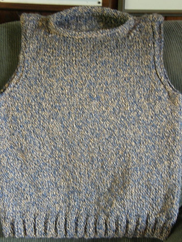 Sleeveless shell