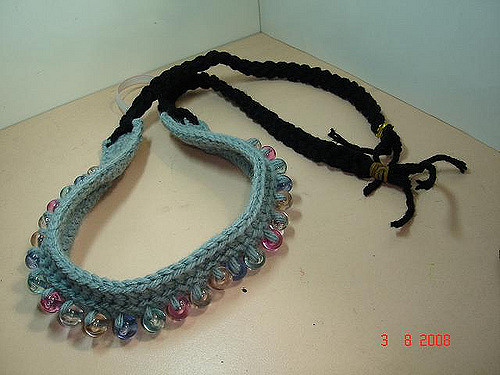 3 Layered Headband with Pigtails