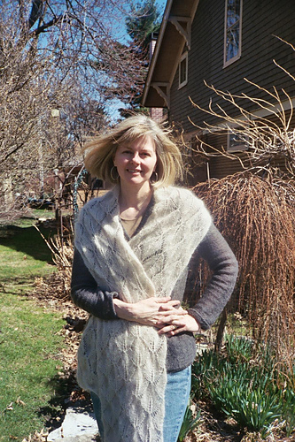 # 10 Schal mit Lochmuster (scarf with eyelet)