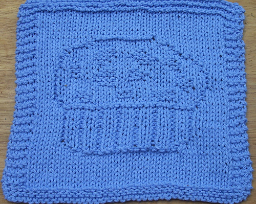 Blueberry Muffin Dishcloth