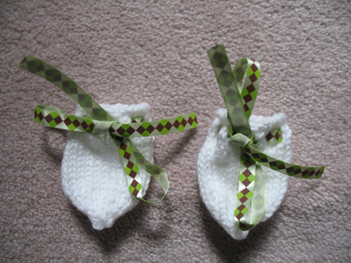 Thumb-less Baby Mittens