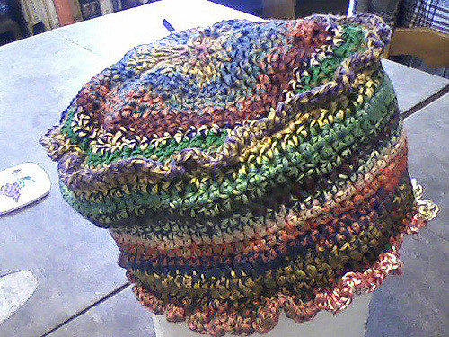 Mini Ruffle Pillbox Hat