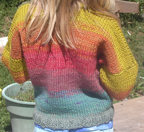 Momma T rainbow sweater