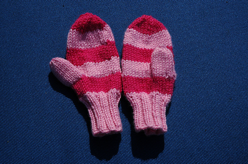 Basic Cuff-Up Mittens