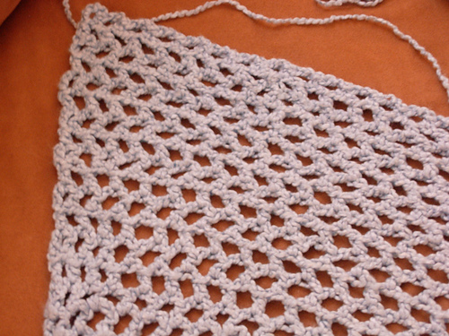 Easy Does It Triangle Crochet Shawl #649 photo 3