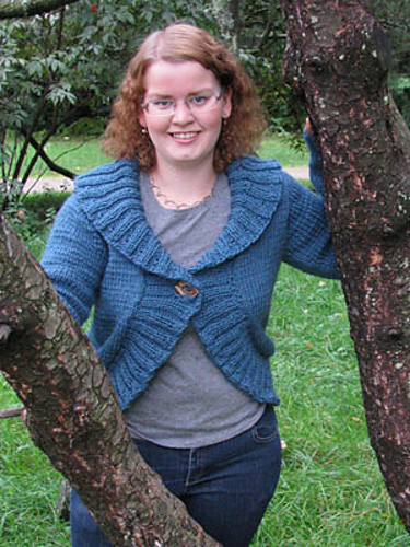 Design C - One-button Cardigan Jacket