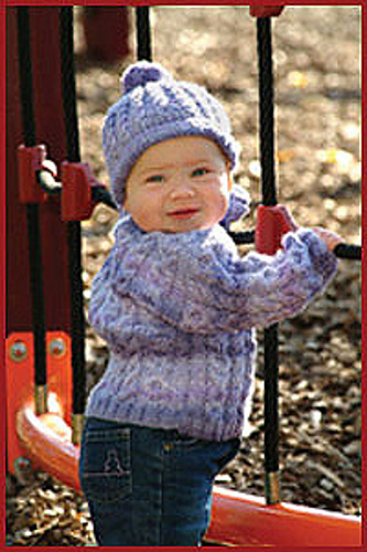 Cable Pullover and Hat: Pullover