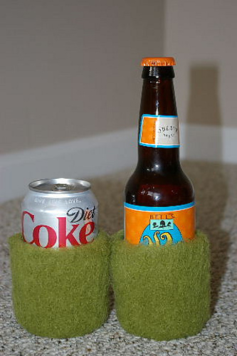 Felted Coasters, Hot Pads, and Beverage Jackets