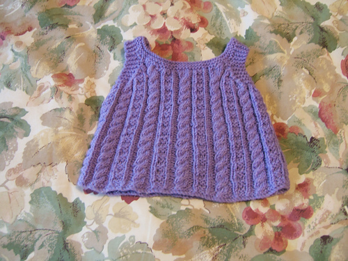 Design 2 Cabled Vest Top