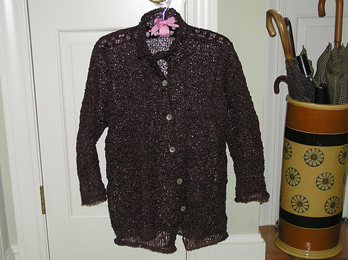 Kit Tricot Veste/cardigan HABU TEXTILES NANAKO - Fil Et Motif Pour Taille M - Neuf Japon