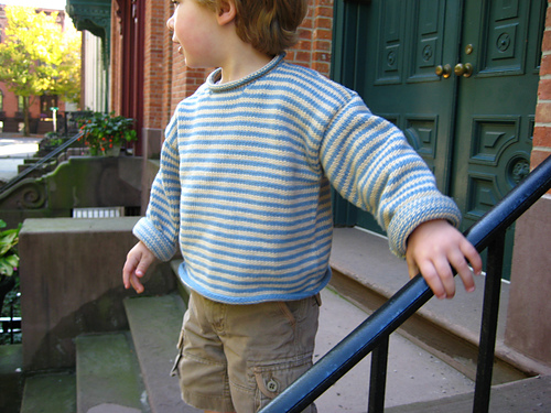 Design F - Striped Sweater