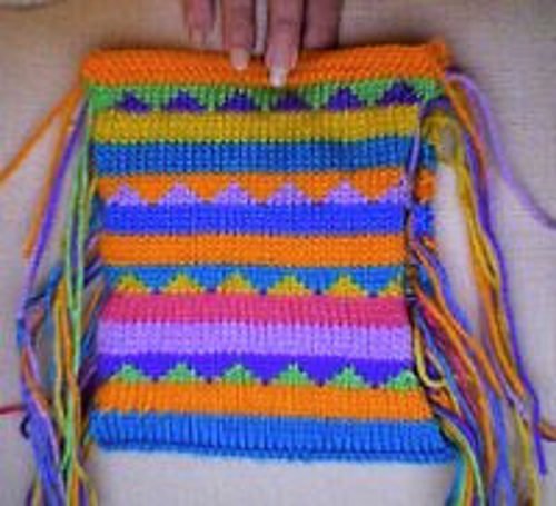 Everyday Bag in Triangle Pattern