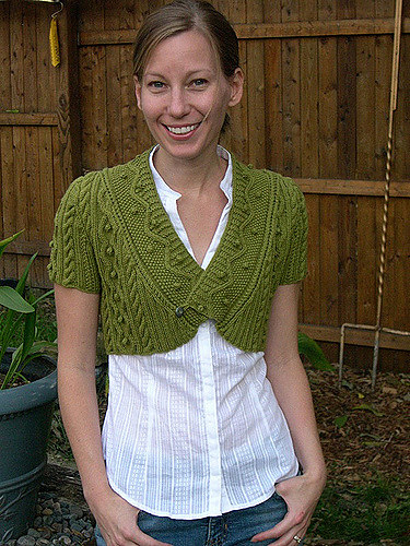 #20 Aran Crossover Top