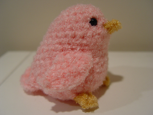 Liten amigurumi blåfugl - byraborelloFlickr