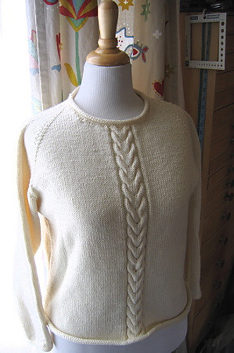CableDown Pullover