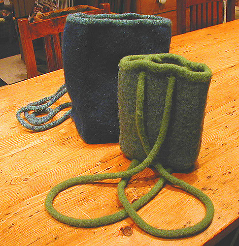 Felted Backpacks, Little & Bigger