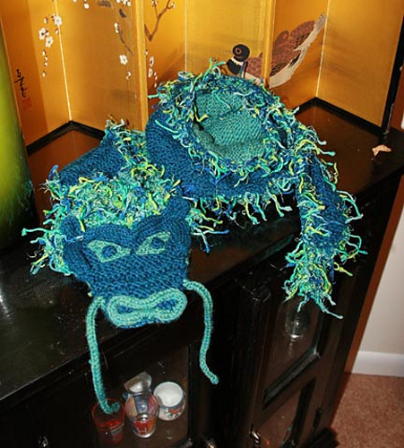 Chinese Luck Dragon Scarf