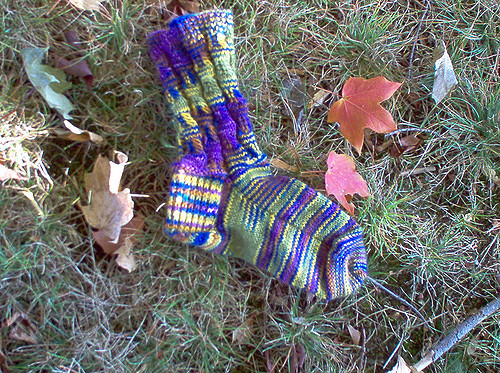 Barcelona Slip Stitch Cable Socks