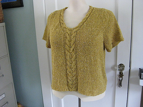 Cabled Tee