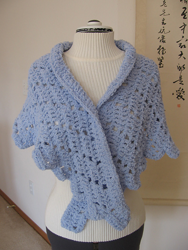 Peek-a-boo Dress and Shawl