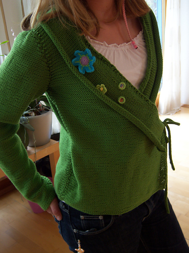 Girl's Wrap Cardigan