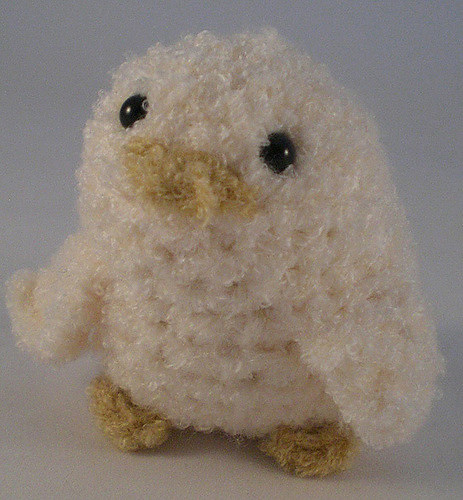 Liten amigurumi blåfugl - byraborelloFlickr