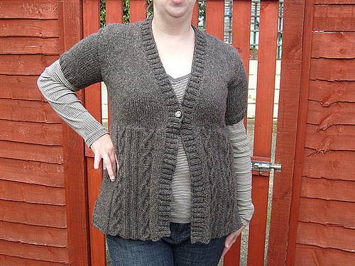 Design F - One Button Cardigan