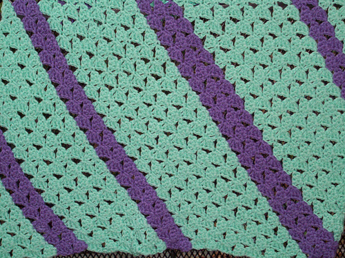 Corner Start Diagonal Crochet