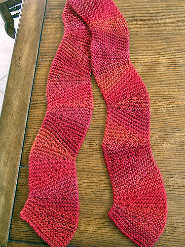 wavy scarf crochet pattern