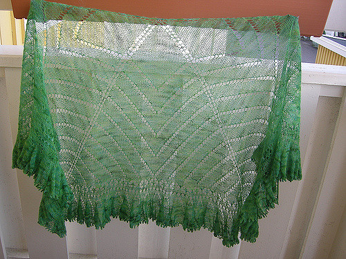Curacao Blue Shawl