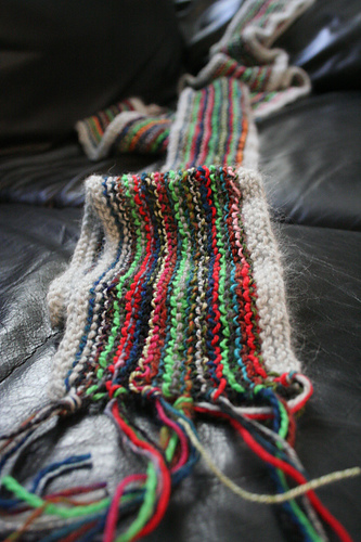 Random Sock Scarf