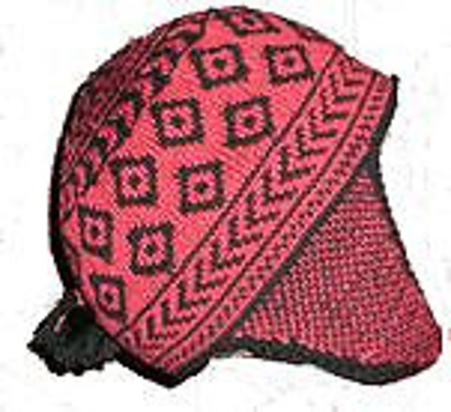 Red and Black Hat