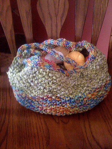 Trio Knit Tote Bag
