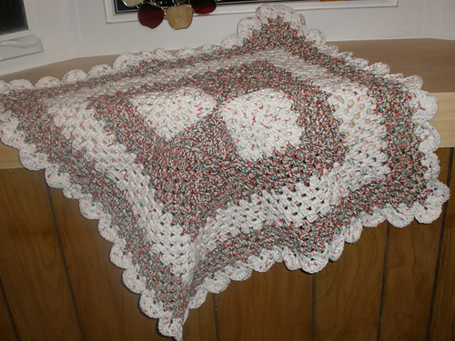 Four Square Baby AFghan