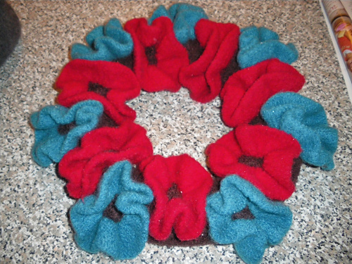 Shibori Wreath