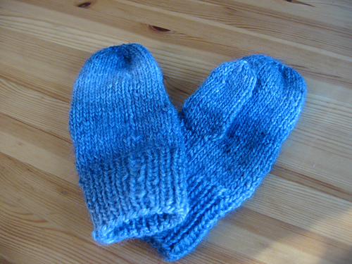 Big-Kid Wool-Soy Mittens