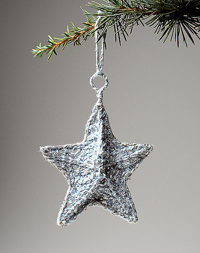 Beaded Silk Star