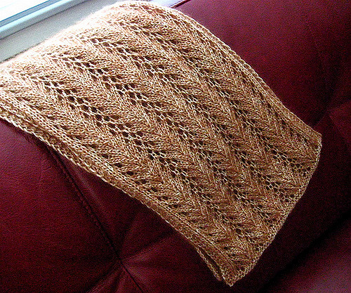 Winter Frost Lace Scarf 