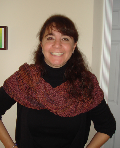 Self-Fringing Bias Shawl / Scarf photo 6